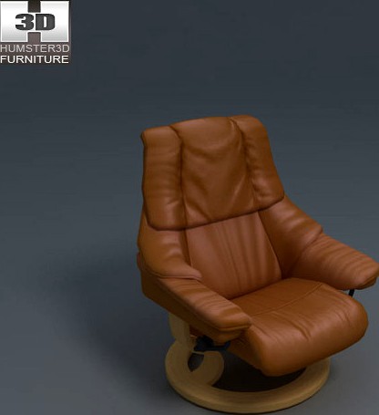 Reno Chair - Ekornes Stressless - 3D Model.