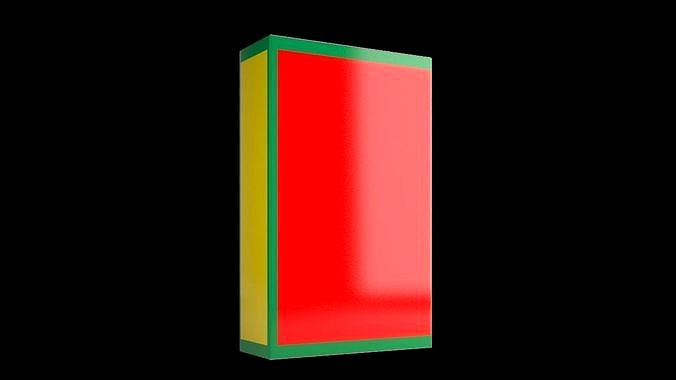 Product render 3D box