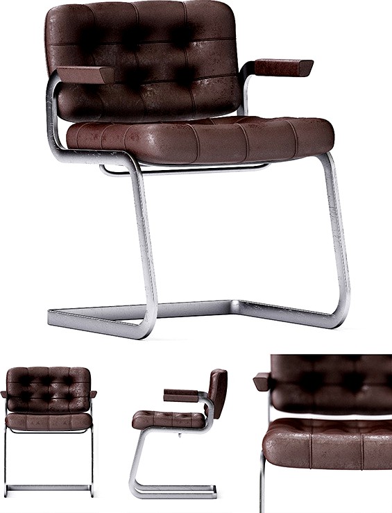Chair of Desede RH305 3D model