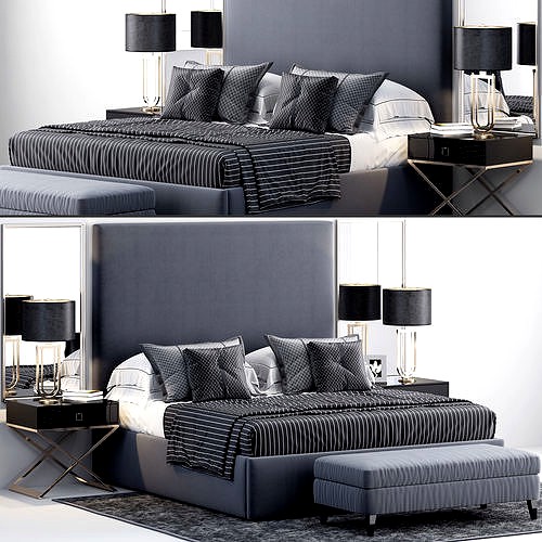 Restoration Hardware Sullivan Upholstered Platform Bed