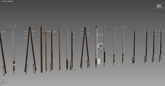 Electric Pole 3D model