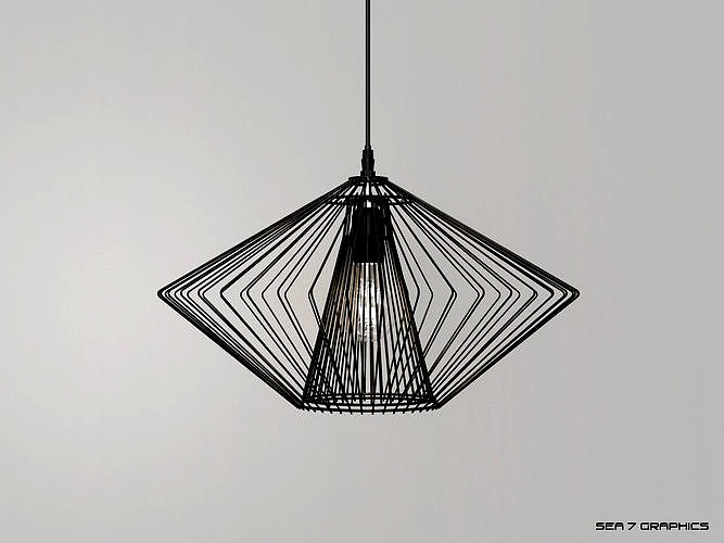 Pendant Lamp Kare Design Modo Wire Round