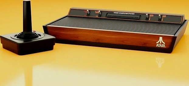 Atari 2600 and  joystick