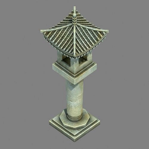 Game Architectural Complex - Royal Palace - Street Lamp - Han