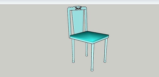chair 3 turquoise