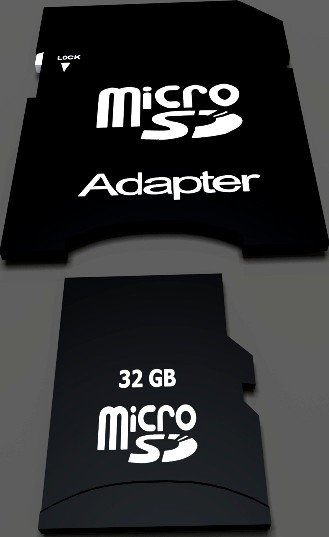 SD Card And Adapter