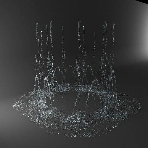 Water Jet Exterior Fountains Pack 2