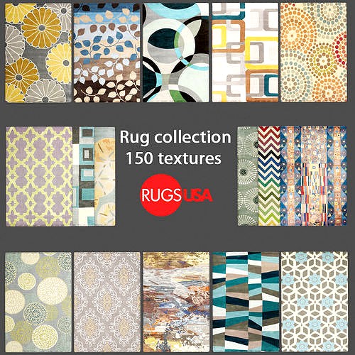 Rug collection 150 textures Rugs USA