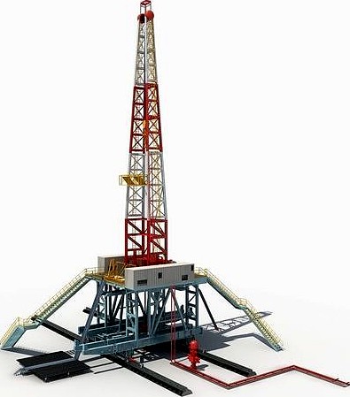 Land Rig 3d model