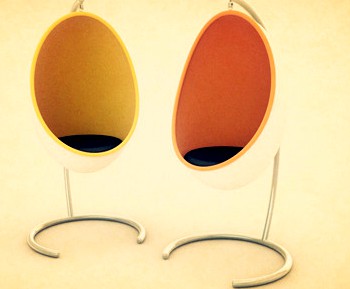 Rockin Egg Chair Model