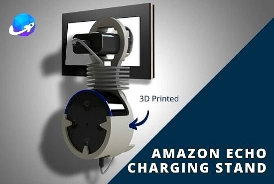 Amazon Echo Dot wall mount | 3D