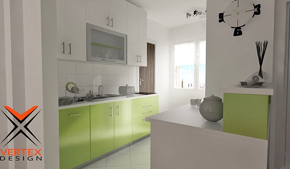 Kitchen Design Ready for Rendering