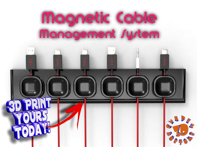 Cable Management System 3D model