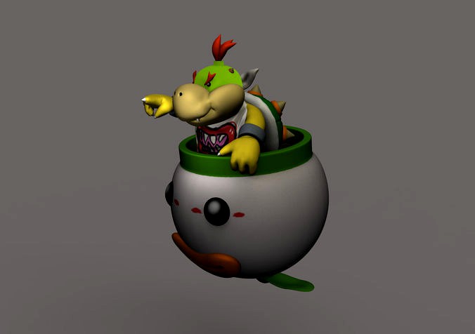 Action Figure Bowser Junior | 3D