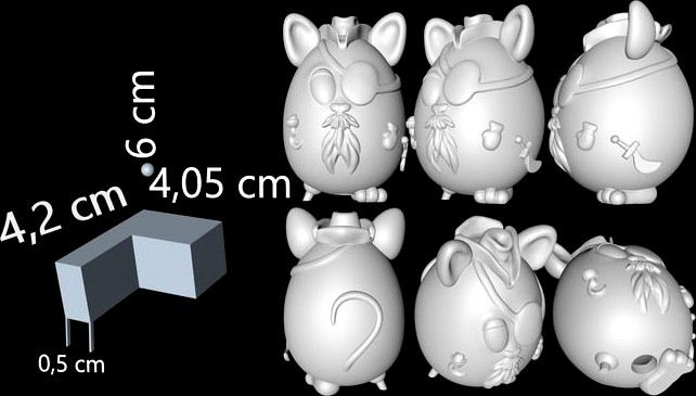 Mouse Pirate 3D Print model | 3D