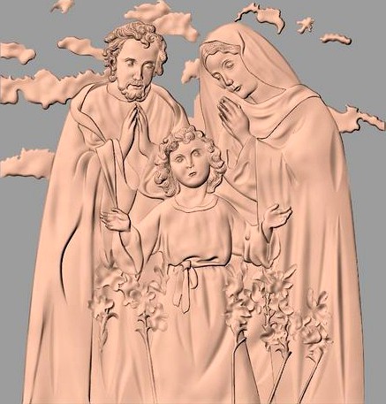 Christianity Catholicism Jesus Christ Virgin Mary J3 | 3D