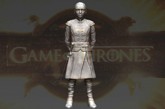 Arya Stark Game of Thrones 3D printing ready stl obj formats | 3D
