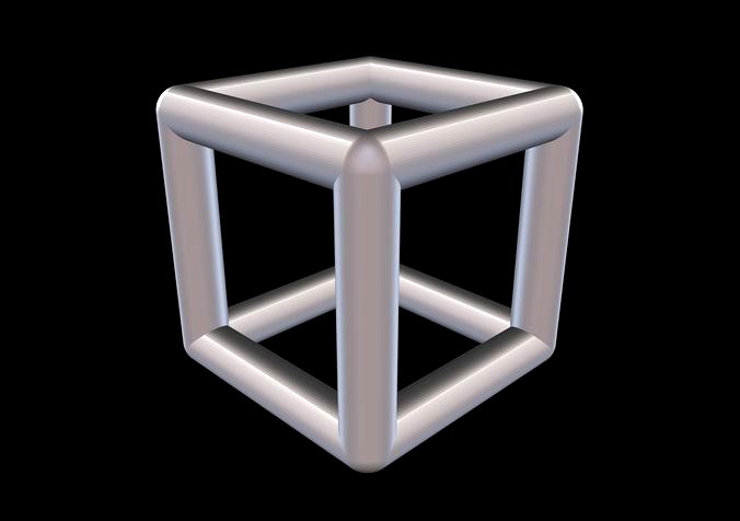 001 Mathart - Platonic Solids - Cube 01 - 10 cm | 3D