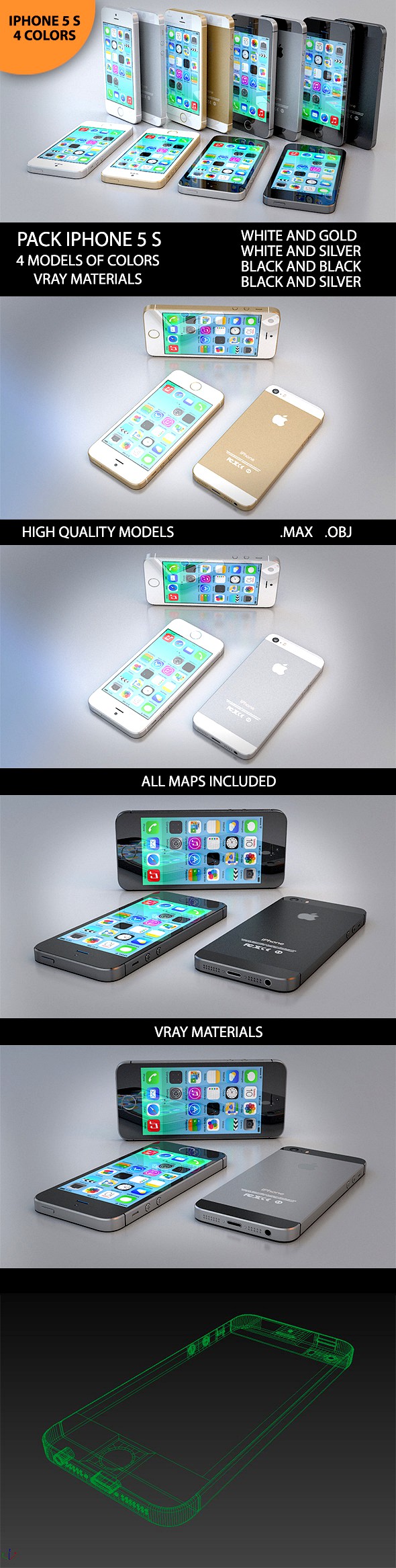 3D New Iphone 5 S