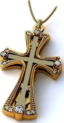 Cross model BR002 | 3D