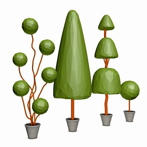 Low Poly Topiary