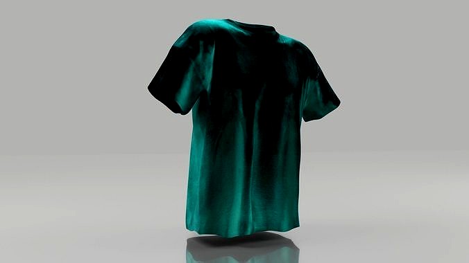 T-shirt 3D model low poly