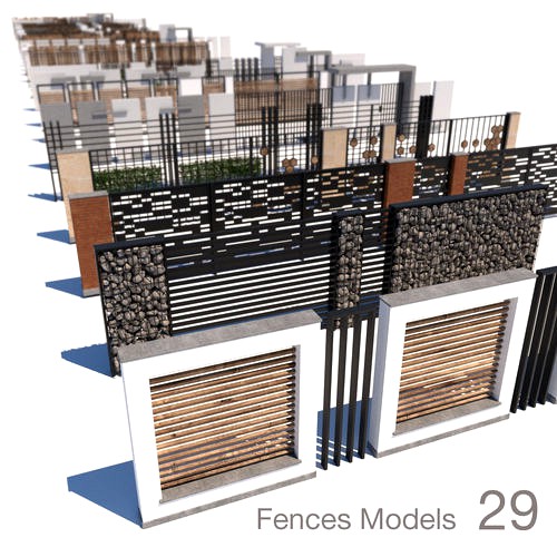 modern fence collection