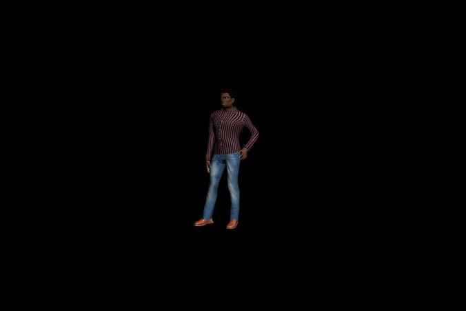 3d Man Character