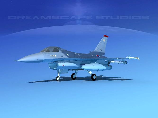 Gen Dyn F-16A Falcon S Korea