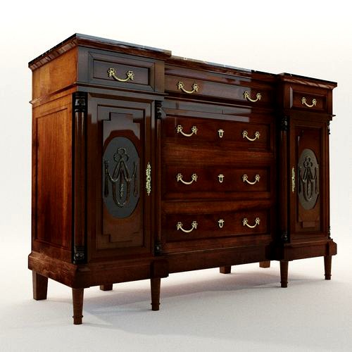 Historicism commode - Germany 1880