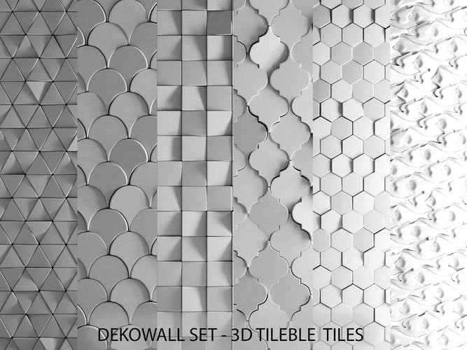 Deko Wall Set Tilable tiles