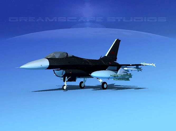 Gen Dyn F-16A Falcon V22 USAF