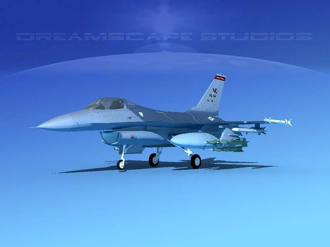 Gen Dyn F-16A Falcon V17 USAF