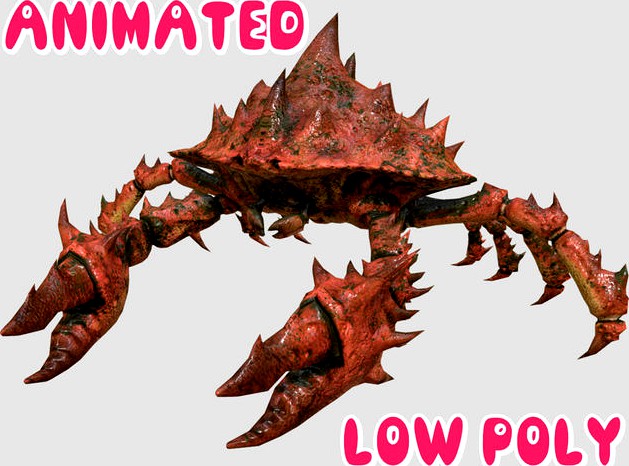 CRAB 3D MODEL - ANIMATED