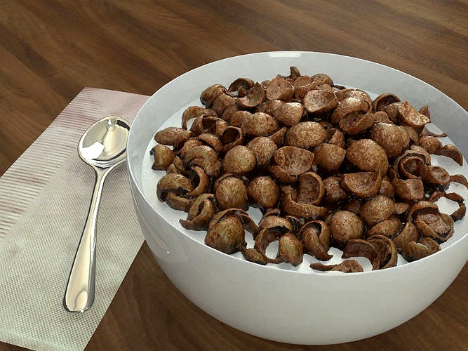 Chocolate Cereals Bowl -