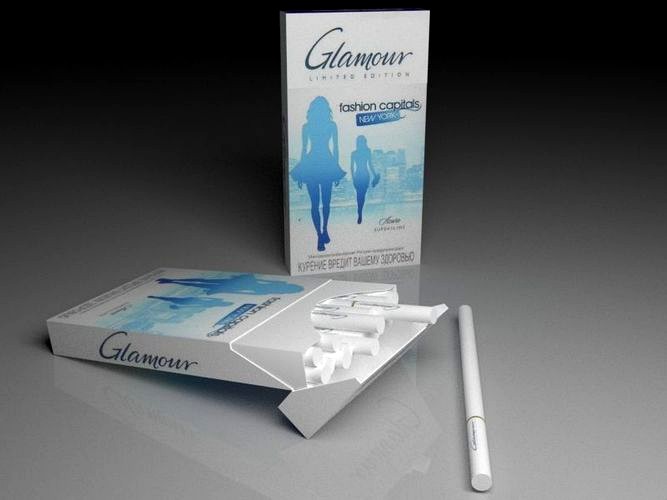 Cigarette Glamour Blue