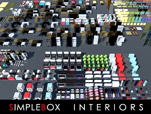SimpleBox Interiors for indie game developers
