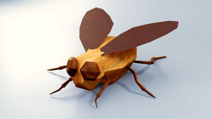 Abstract LowPoly PBR Fly