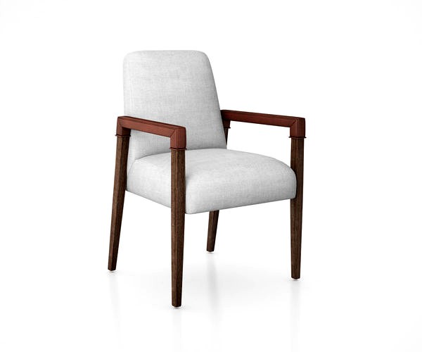 A-Frame Leather Accent Chair by West Elm