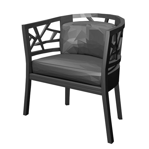 Modern Chair Low Poly