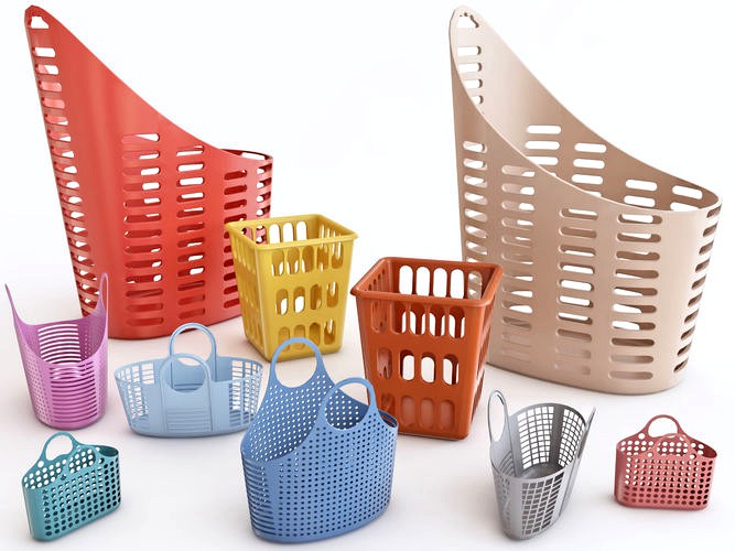 Plastic basket 01