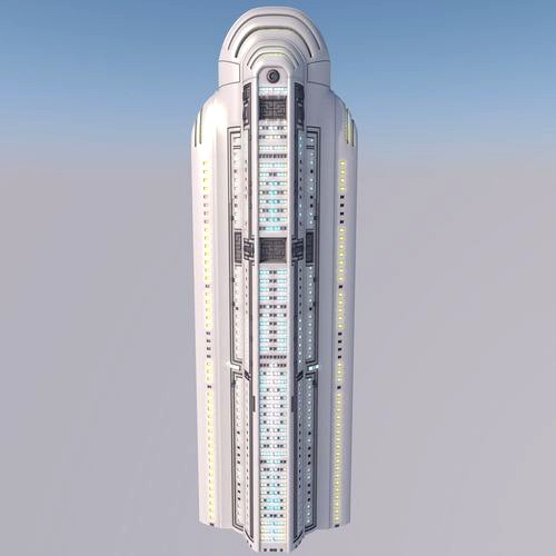 futuristic skyscraper