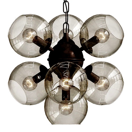 SPHERE CUMULUS GLASS CHANDELIER 11