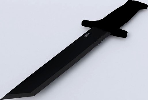 Knife K2000 3D Model