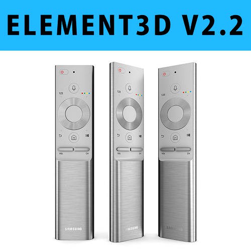 E3D - Samsung QLED TV Remote 2017 3D model