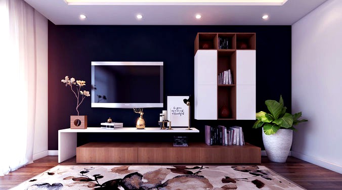 Modern Wooden TV-unit for a Beautiful Living-room
