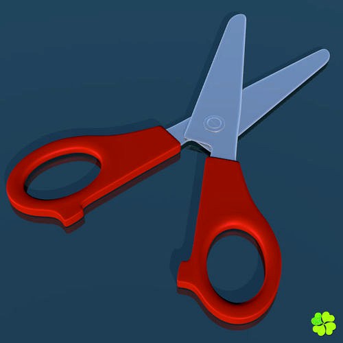 School scissor rigged low poly