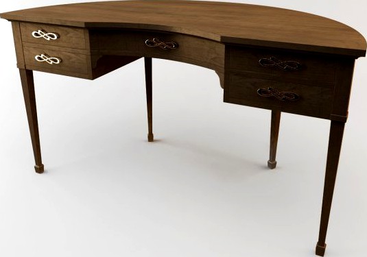 Office desk 3D Model