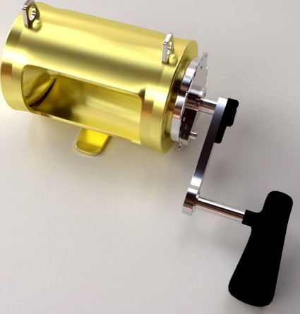 Fishing Reel 3D Model