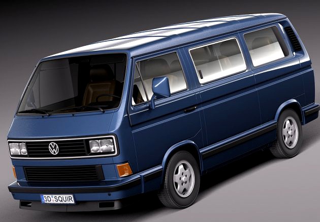 Volkswagen T3 Limited Last Edition 2002 3D Model